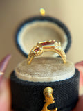 Red Spinel Bespoke Custom Ring Solid Gold 18k