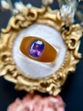 Purple Sapphire Signet Bespoke Custom Ring 2.35ct