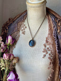 Black Sapphire Copper Necklace