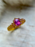 Hot Pink Sapphire  Bespoke Custom Ring