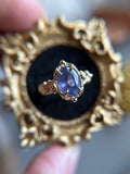 Purple Ceylon Sapphire Bespoke Custom Ring