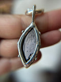 Hypersthene/Black Spinel/ Black Sunstone Beaded Sterling Silver Necklace