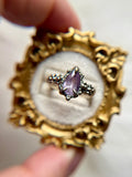 Ceylon Sapphire Sterling Silver Ring Size 6.25
