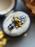 Mali Garnet Sterling Silver Ring Size 5.75