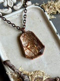 Copper Rutile Copper Necklace