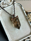 Titanium Rutile & Spinel Copper Necklace