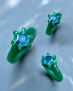 Blue Madagascar Sapphire Custom Ring