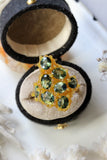 Green Seedweed Sapphire  Bespoke Custom Ring