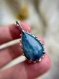 Blue Kyanite Sterling Silver Necklace