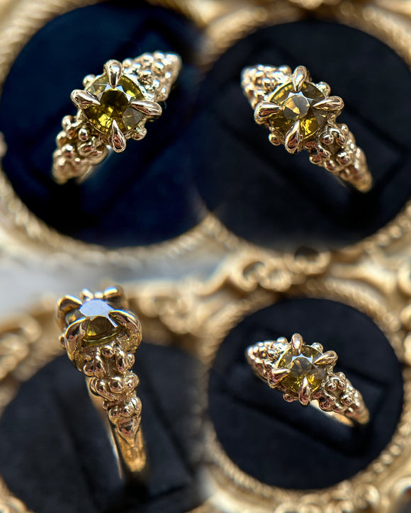 Mali Garnet Custom Ring