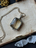 Dendritic Agate Sterling Silver Necklace
