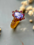 Purple Ceylon Sapphire Bespoke Custom Ring