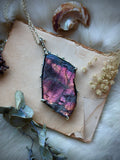 Purple Haze Sunstone Sterling Silver Necklace