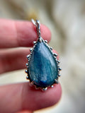 Blue Kyanite Sterling Silver Necklace