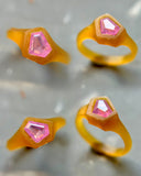 0.85ct Milk Sapphire Bespoke Custom Ring