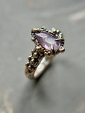 Ceylon Sapphire Sterling Silver Ring Size 6.25