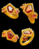 Red Spinel Bespoke Custom Ring