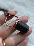 Black Tourmaline Copper Necklace