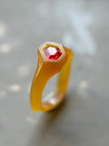 0.36ct Red Spinel Bespoke Custom Ring