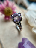 Amethyst Sterling Silver Ring Size 8