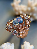 Mermaid Dreams Sapphire Ring Bespoke Custom Ring 2.52ct