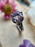 Amethyst Sterling Silver Ring Size 8