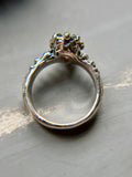Ceylon Sapphire Sterling Silver Ring Size 6.25