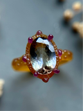 Unheated Tanzanite Bespoke Custom Ring 2.47cts