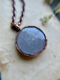 Grey Moonstone Copper Necklace