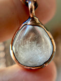 Amohibole Quartz Copper Necklace