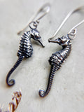 Sea Horse Sterling Silver Earrings
