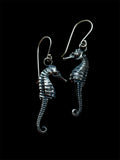 Sea Horse Sterling Silver Earrings