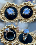 Lavender Quartz Sterling Silver Ring Size 7.25