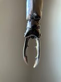 Stag Beetle Sterling Silver Necklace
