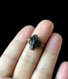 Moldavite Copper  Ring Size 6