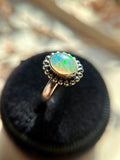 Ethiopian Opal Sterling Silver Ring Size 5