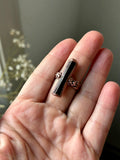 Black Tourmaline Copper Ring Size 9.25
