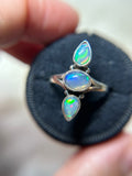 Ethiopian Opal Sterling Silver Ring Size 7