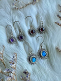 Gemstone Sterling Silver Earrings