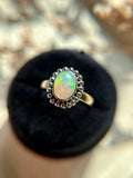 Ethiopian Opal Sterling Silver Ring Size 5