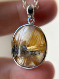 Star Rutile Sterling Silver Necklace