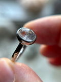 Rare Dumortierite Adjustable Sterling Silver Ring D7