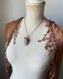 Amethyst Spirit Quartz Copper Necklace