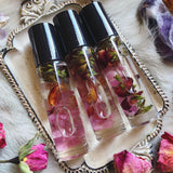 Heart Center Lavender Rose Frankincense Essential Oil Roller Ball Perfume