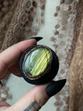 Labradorite Copper Ring Size 9.5